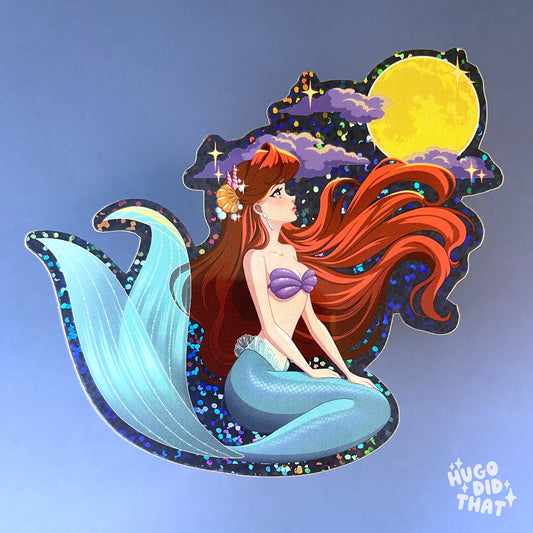 Moonlight Mermaid Sticker