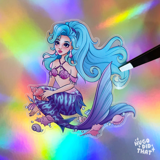 Seashell Mermaid Sticker